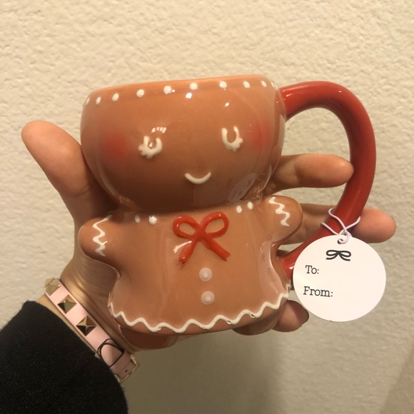 Sold NEW 2 adorable gingerbread mugs set price firm now - Picture 9 of 10